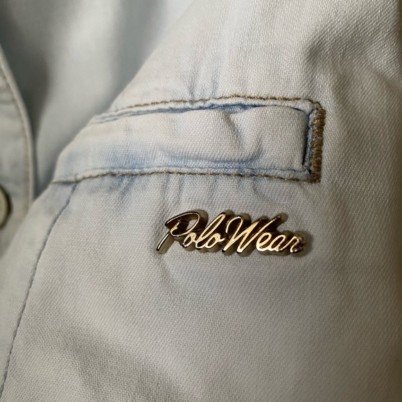 Polo wear brand women’s light jacket acid wash - Picture 3 of 13